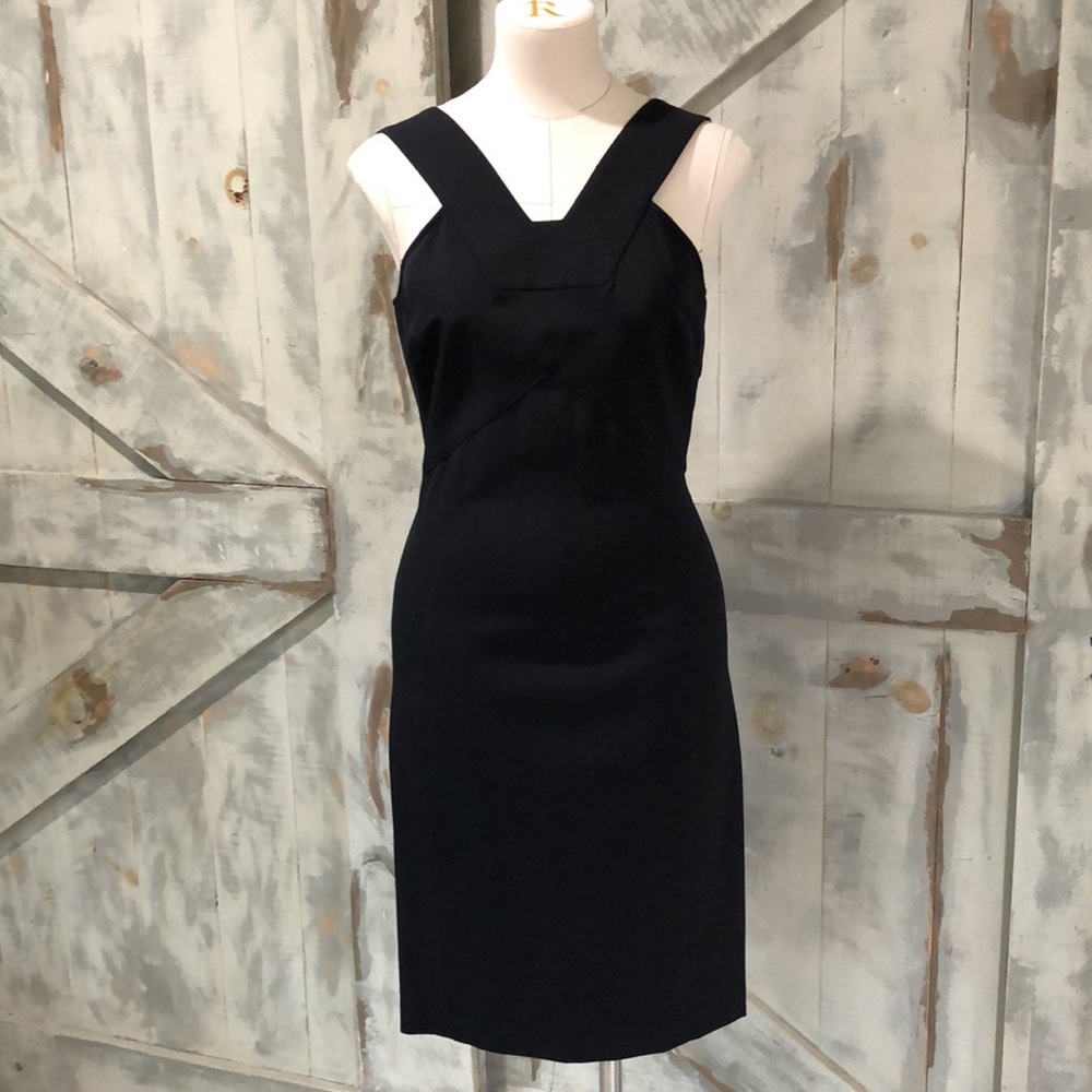 Veronica Beard sleeveless V- neck scuba sheath dress - Picture 1 of 13